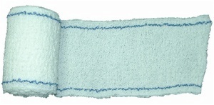 Cotton Crepe Bandage, Blue Line, C03.01001
