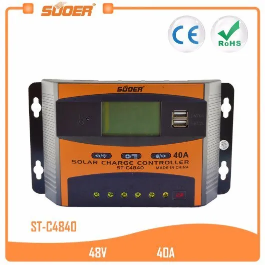 Suoer 48V 40A Solar Home System Solar Power Controller (ST-C4840)