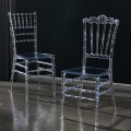Modern Acrylic Stacking Kitchen White Cushion Chair