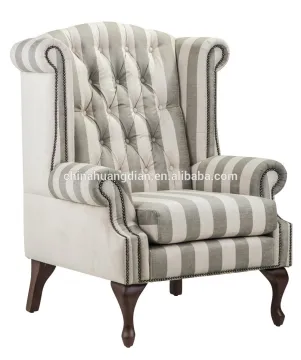 high back wing chair sofa antique living room furniture HDL1910