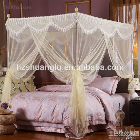 Huzhou Shuanglu 100% polyester mosquito net for double bed