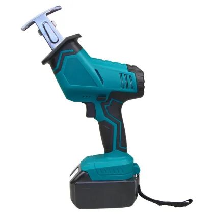 Rechargeable Electric Saber Saw: Cordless Reciprocating Saw for Wood, Plastic, and Metal