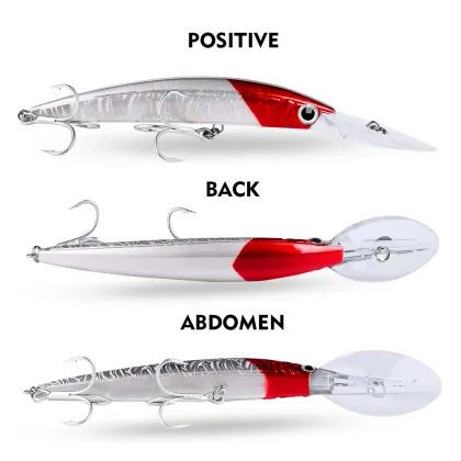 Plastic Hard Stick Bait Swimbait - 17cm 27g Floating Jerk Bait for Topwater Fishing