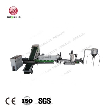Single Stage Water Ring Agglomerator and Granulating Line for Plastic Bags, Films, Yarn, and Fabrics