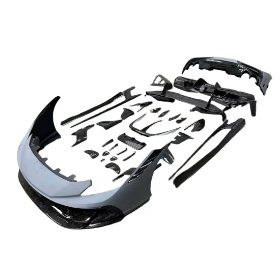 FF8 M Style Forged Carbon Fiber Body Kit: Front & Rear Bumpers, Side Skirts, Rear Spoiler, Air Vents