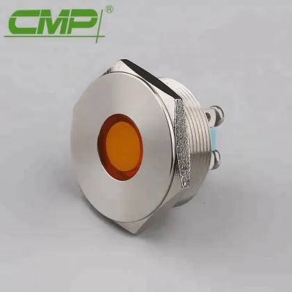 Concave Head Shape 24v LED Indicator Lights