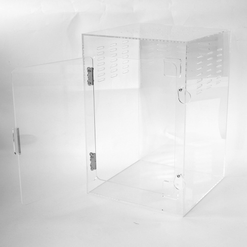 Clear acrylic reptile pet cages terrariums