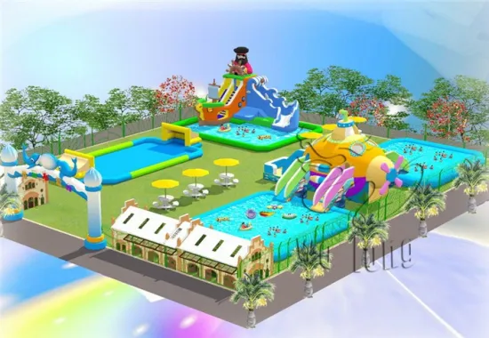 High Quality Large inflatable mobile water park
