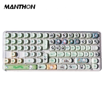 Nette karikaturistische PBT -Thermal -Sublimation -Schlüsselkappen für mechanische Tastatur (141 Tasten)