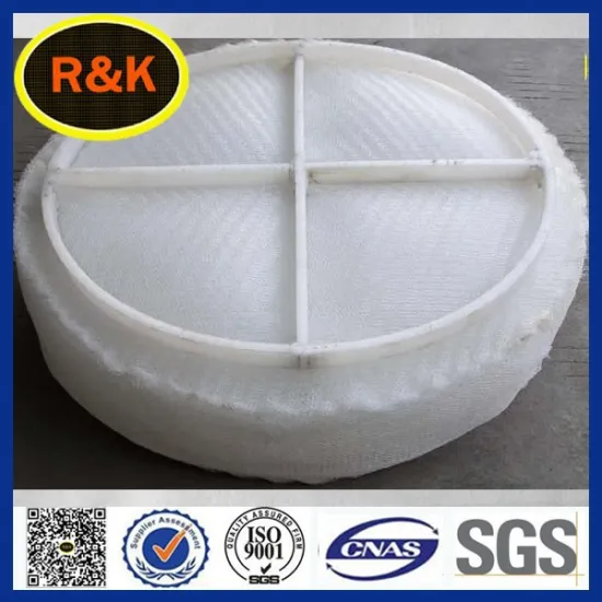 PTFE Wire Mesh Demister Plastic Demister