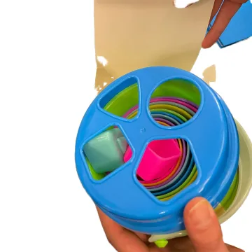 Sort & Stack Set of 19pcs Plastic Stacking Educational Toys