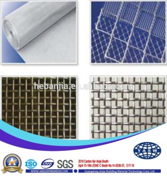 ISO9001 factory electric galvanized square wire mesh in stock