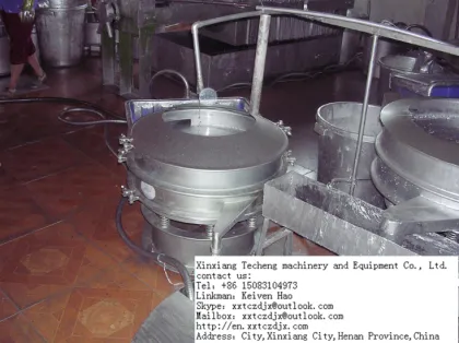 CE Skimmed goat milk powder vibrating shaker