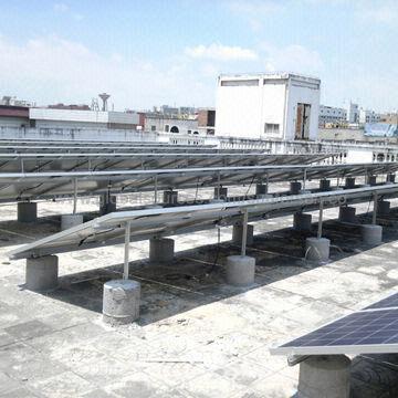 Flat Roof Solar Panel Mounting System, Quick Installation, Customized Designs