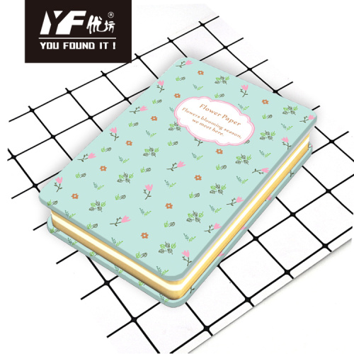 Notebook When Bored Custom floral nature style metal cover notebook Supplier