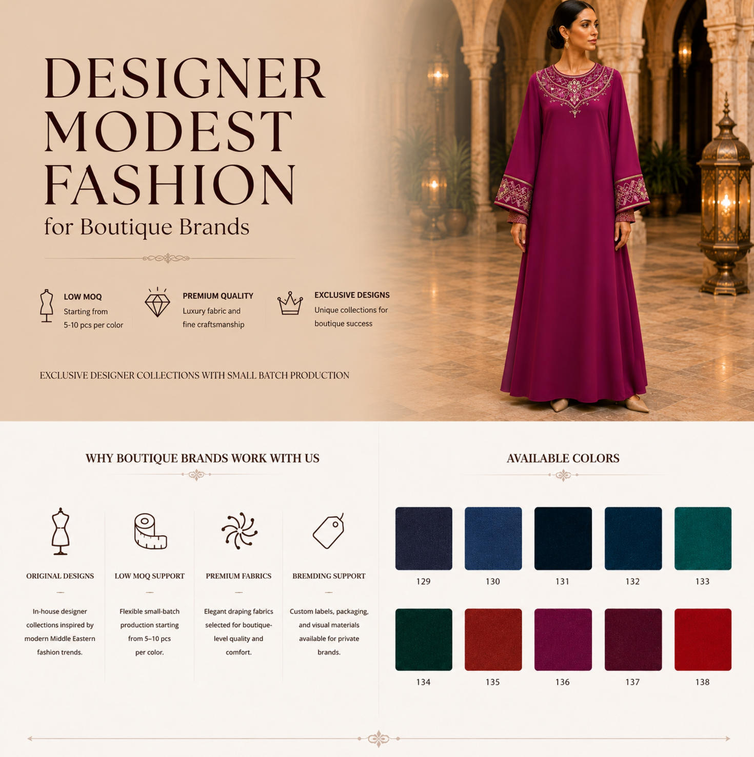 purple embroidered beaded closed abaya product overview
