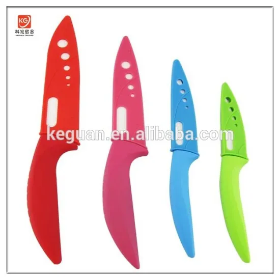 TC-53 colorful ABS handle ceramic knife with cover