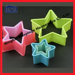Special star shape silicone cookie cutter mold