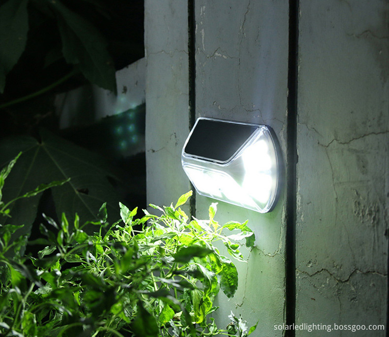 Outdoor Solar Motion Sensor Led Security Wall Mounted Lights For Outdoor Walls Waterproof6