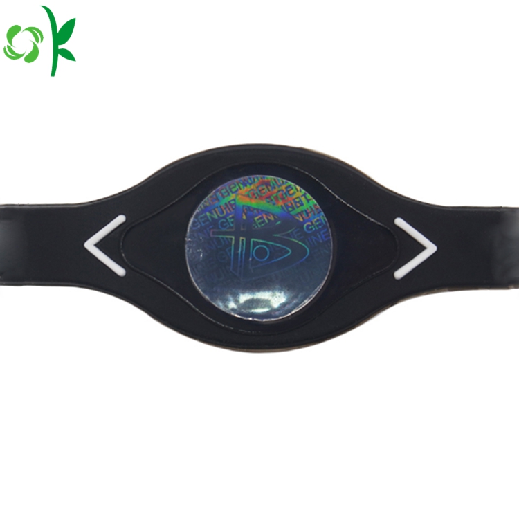 Popular 2layer Silicone Power Bracelet for Sport