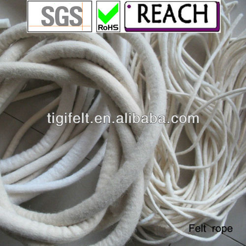 wool felt string for oil seal and filter