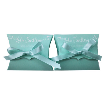 Creative Design Turquoise Customized Pillow Paper Box