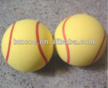 custom uncoated kids foam tennis balls