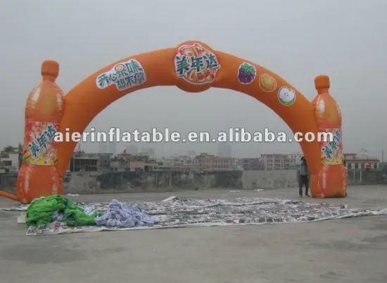 best promotion Inflatable Arch with bottle shape
