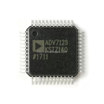 Hdyu: genuíno adv7123kstz140 ic dac 10bit a-out 48lqfp