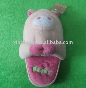 animal plush slipper