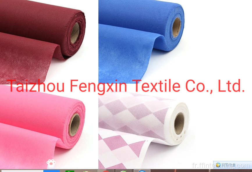 100% polyester spunbond non tissé pour sac