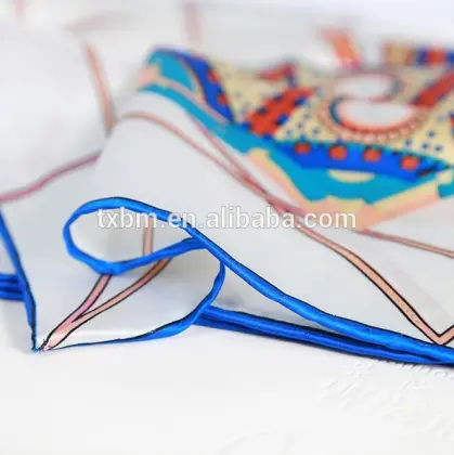 Hot Christmas gift, brand silk scarf, 2016 latest design satin scarf 14mm