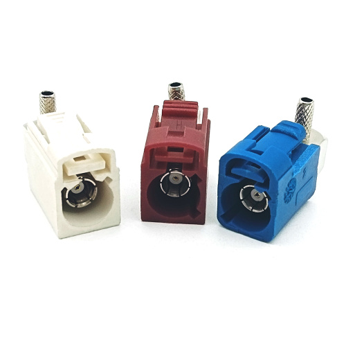 Fakra Right Angle Female Coaxial Antenna Connector