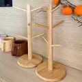 Portabicchieri in bambù per l'organizzazione della cucina