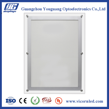 Indoor hanging transparent acrylic light box, ultra thin crystal LED light box-CRS