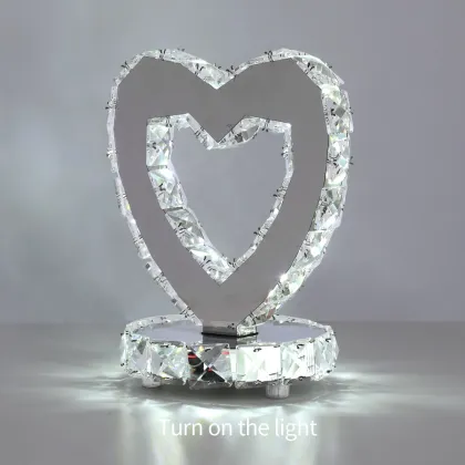 LED Crystal Table Lamps for Home Decor: Dining, Bedside, Hotel, Restaurant, Pub