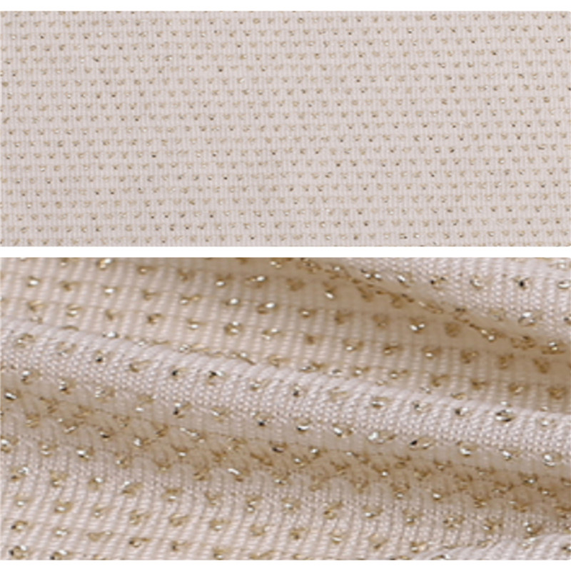 Nylon wire  knitted jacquard fabric.