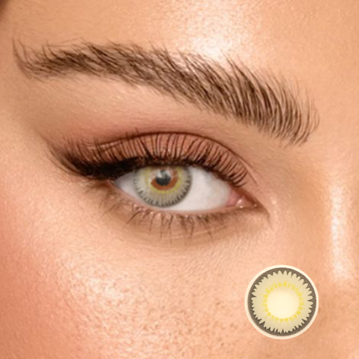 High-end fashion color contact lenses correct vision