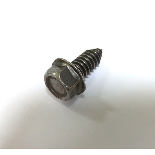 Tornillo autoperforante con cabeza de brida de acero inoxidable 410