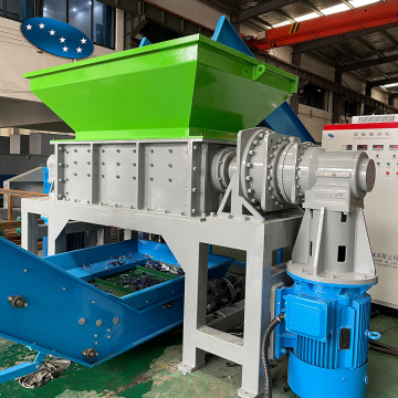 twin shaft shredder machine for metal plastic