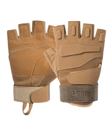 Hard Knuckle Half Finger Outdoor Sport Hunting Shooting Tactical Gloves