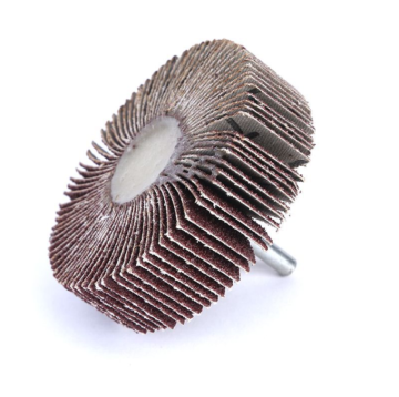 30x25x6mm polierende Holz- und Metall -Aluminiumoxid -Klappenrad mit Welle