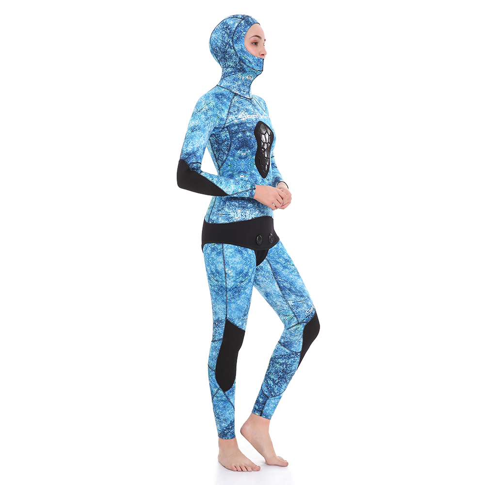 Blue Spearfishing Wetsuit Blue Spearfishing Wetsuit