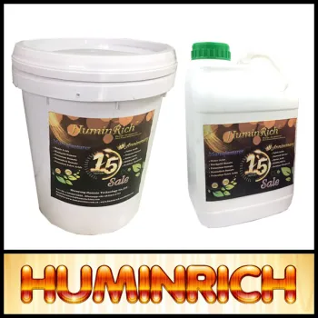 "HuminRich" Hot Selling Regulate Plant Fast-growing Potassium Humic Acid Liquid Fertilizer