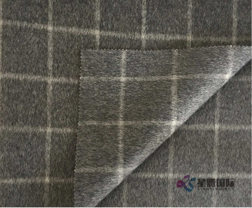 Classic Check Pattern 100% Wool Fabric