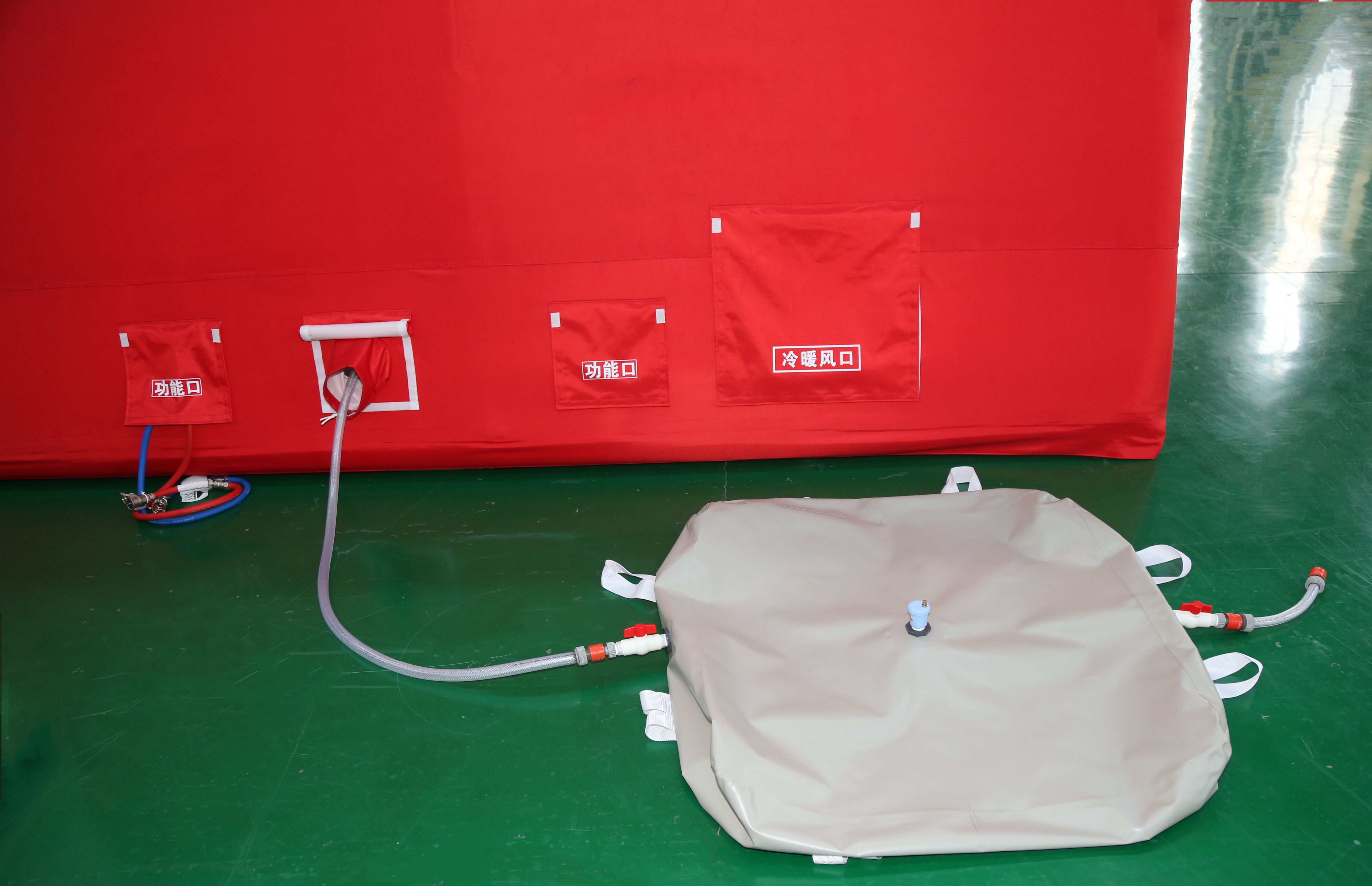 inflatable tent with Sewage bag
