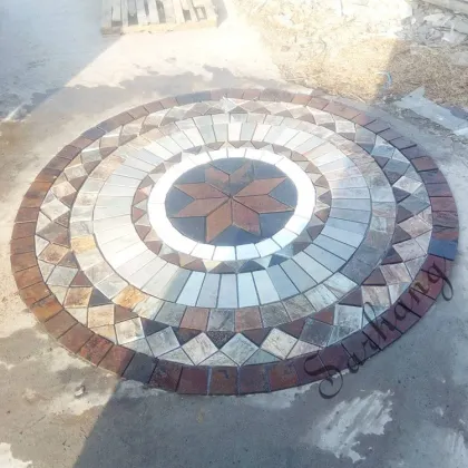 natural slate paving stone compass paving stone paving stone circle