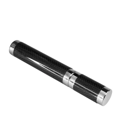 Colorful Carbon Fiber Cigar Case-Holds 4 Cigars