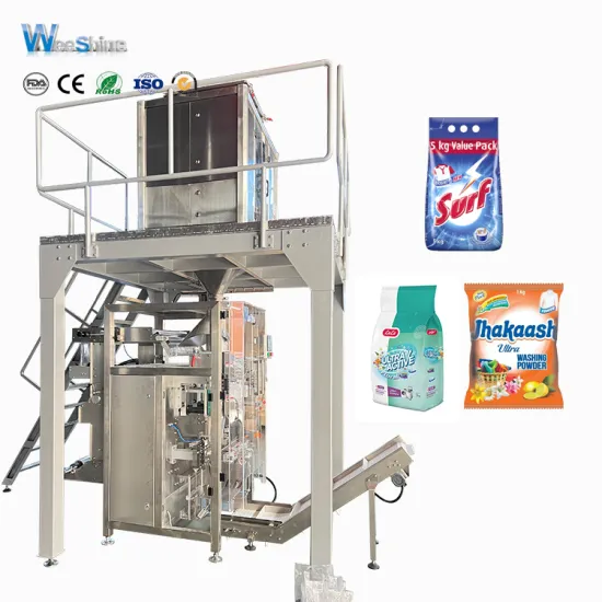 Laundry Detergent Powder Pva Roll Film Packing Machine