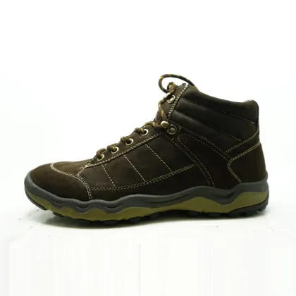 comfy silent step lightweight easy moving cowskin genuine leather men hunter shoes